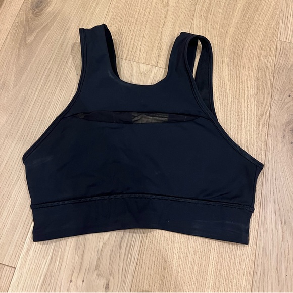 Lululemon Run the Day Bra Black Size 4 - Picture 1 of 5